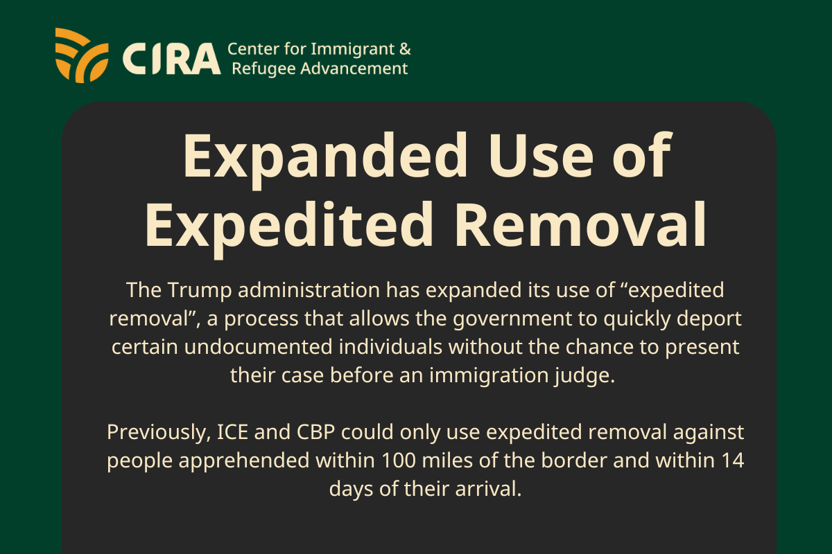 Expanded Use of Expedited Removal