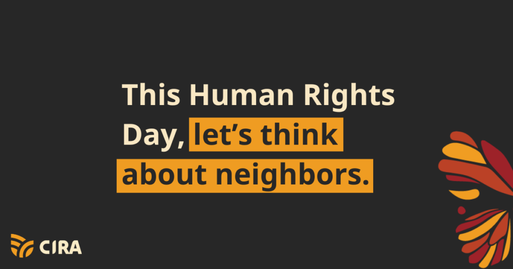 This Human Rights Day, let’s think about neighbors.